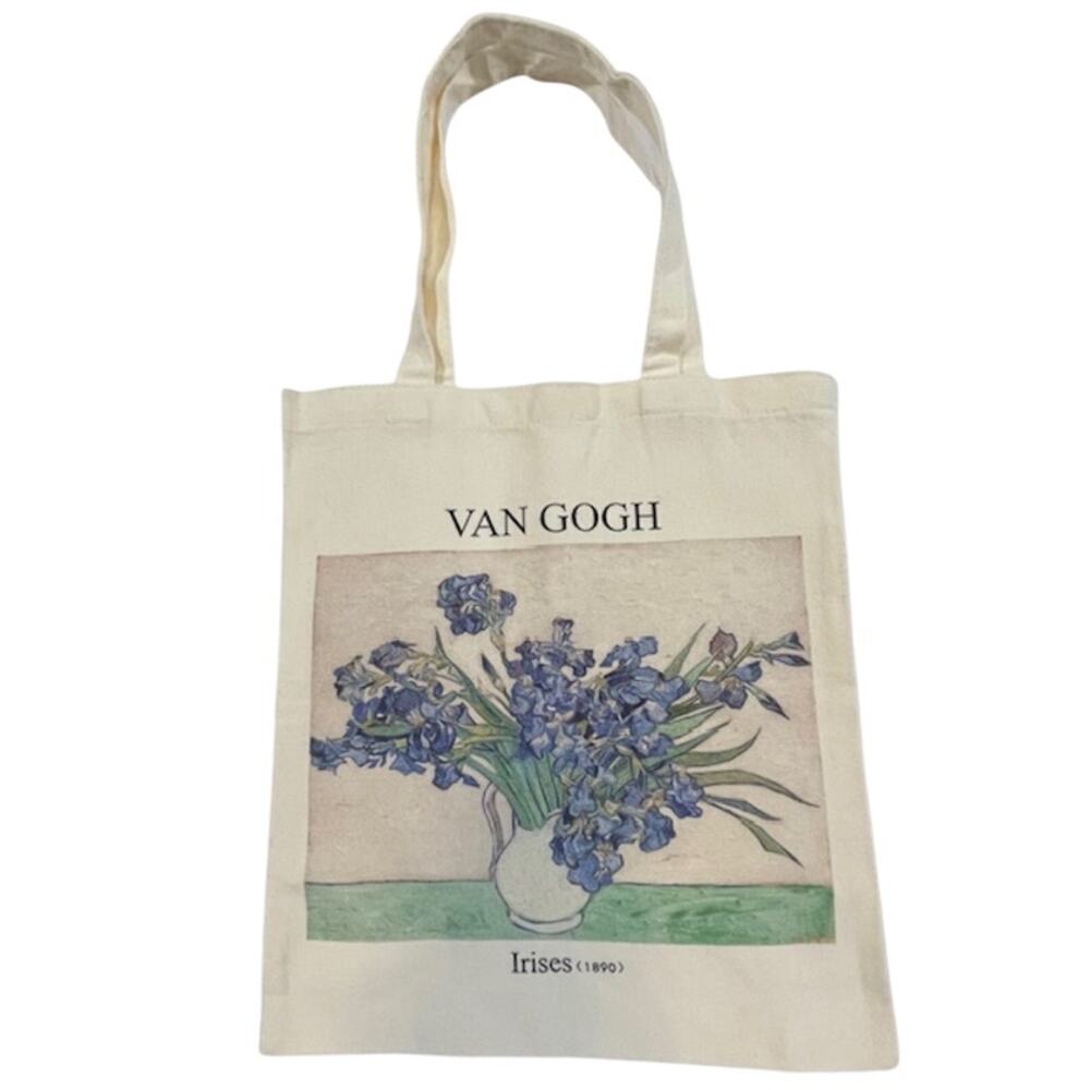 Vincent van Gogh's Canvas Tote Bag Featuring A Print Of Irises